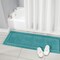 mDesign Large Modern Bath Mat Runner - Non-Skid Bathroom Runner Rug